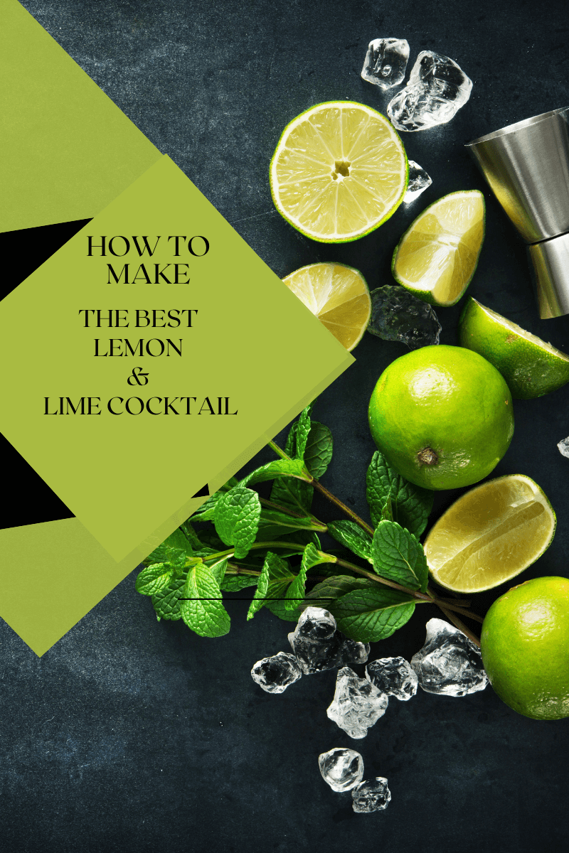 The Best Lemon & Lime Mint Cocktail | KimBeAu