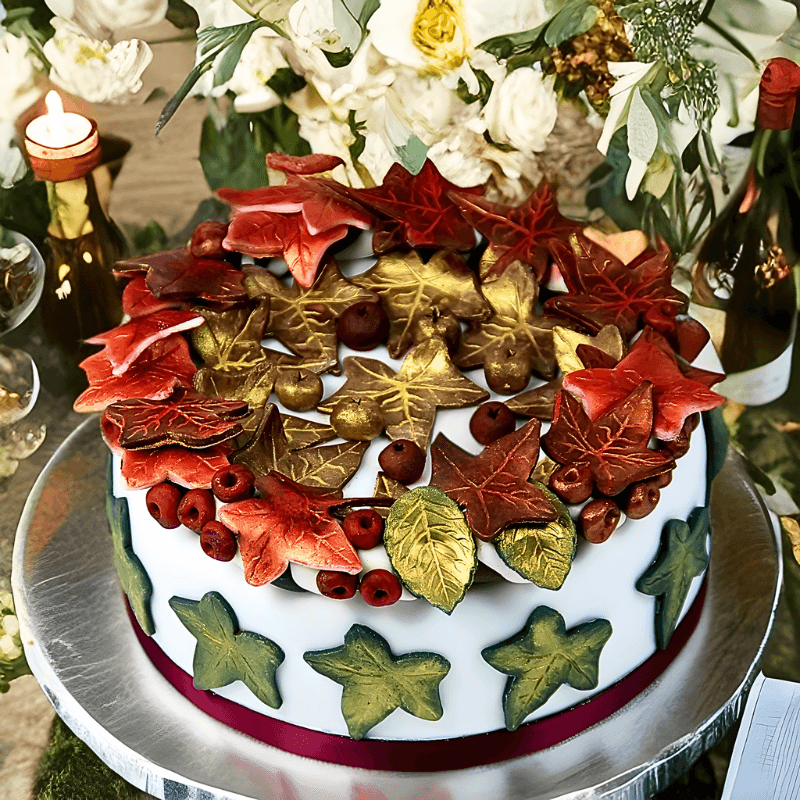 Celebrate the magic of Christmas with our Holly-Berry Wreath Cake a festive delight that captures the spirit of the season