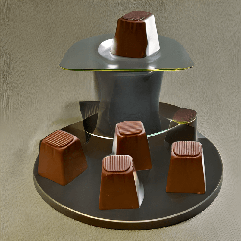 Premium AI Image | Indulgent Delight Board with Delicious Caramel Cake on  the Table