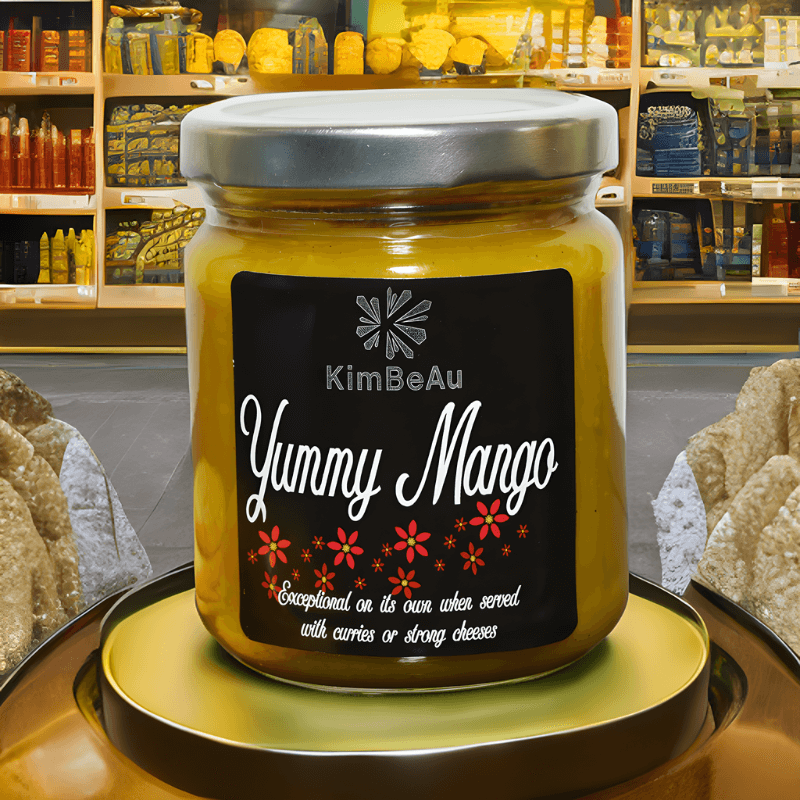 Buy online, "Yummy Mango is the perfect way to savor the essence of summer from KimBeAu" 