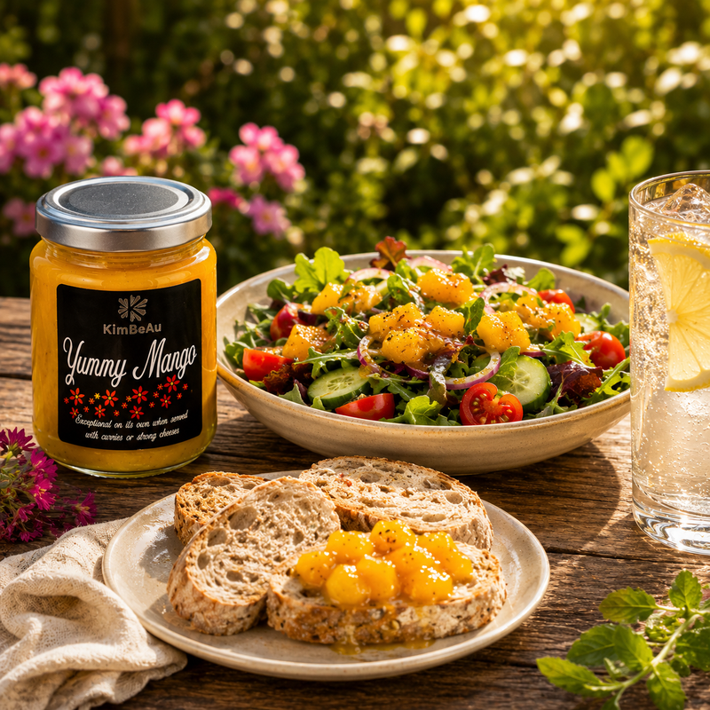 Buy Online Fresh mixed salad with chunky mango pieces