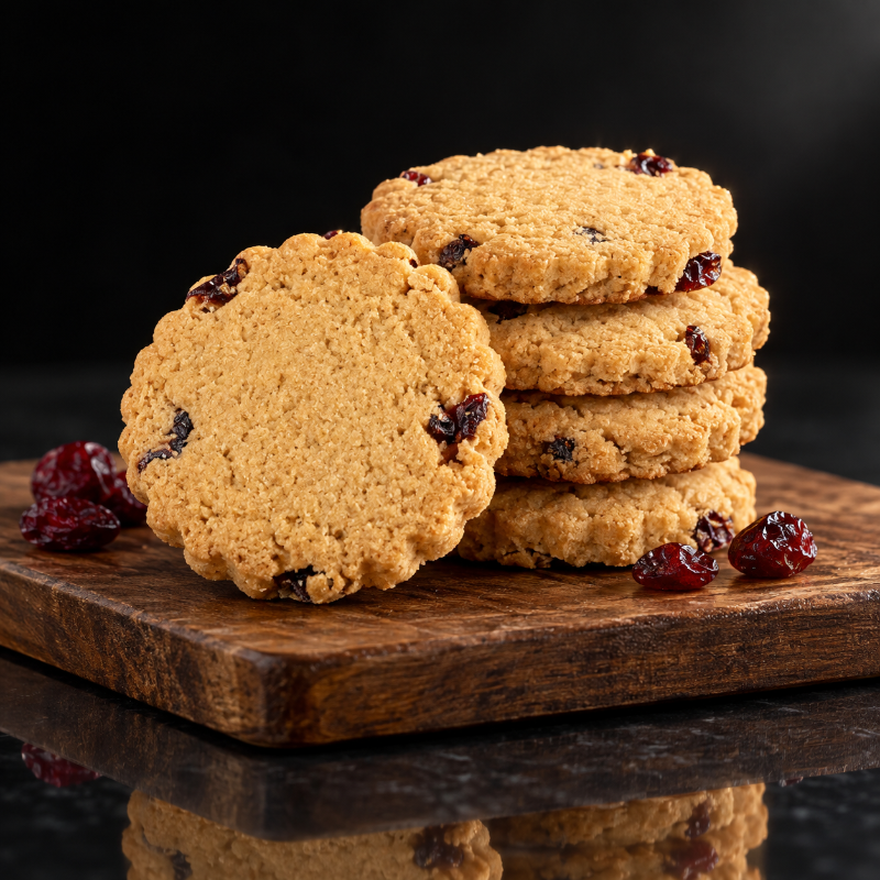 Cranberry Shortbread Biscuit