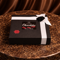 Luxury Nutty Caramel Delight artisan chocolates in elegant presentation box