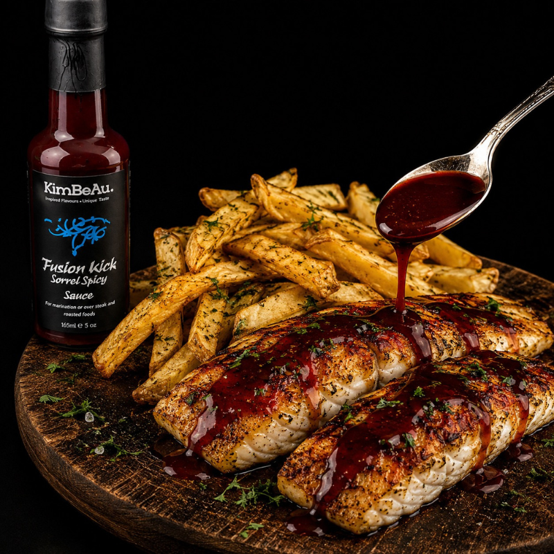 Fusion Kick Hibiscus Hot Sauce