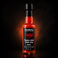 “Buy online, Kick up your meals with the bold and unique Fusion Kick Spicy tomato sauce" Purchase online KimBeAu