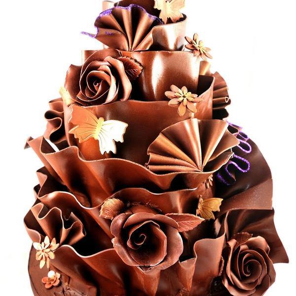 Chocolate Wrapped Three Tier Cake KimBeAu